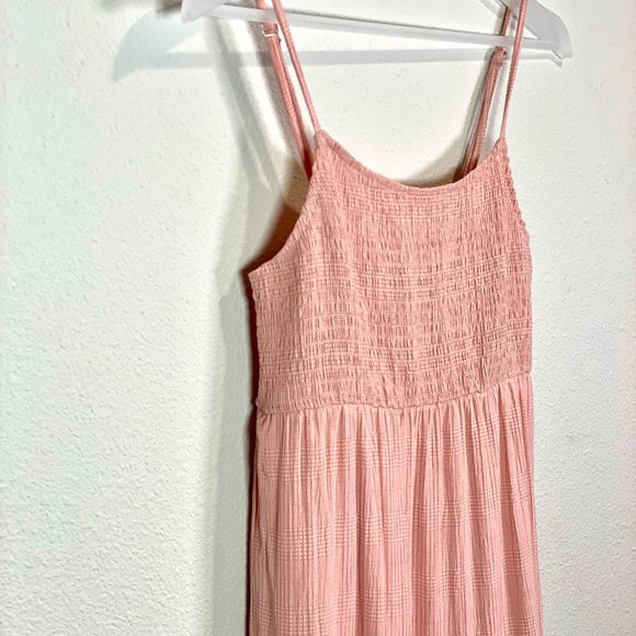 Boho Chic Pink Textured Maxi Dress - Effortless Style‎ by Speechless, Size Small - Picture 7 of 8